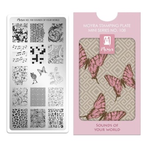 Matrita Pentru Stampila Nr. 108 – Sounds of your world - Moyra