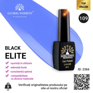 OJA SEMIPERMANENTA BLACK ELITE, GLOBAL FASHION 8 ML, 109