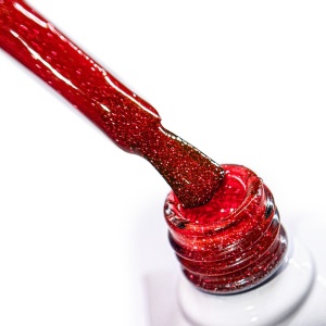 Oja semipermanenta Gloss gel B nails 066 - Red reflexion