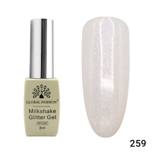 Ojă semipermanentă Milkshake Glitter 259 - TPO Free