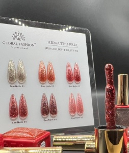 Oja Semipermanentă Starlight Glitter Gel polish 8 ml, 04 - Img 2