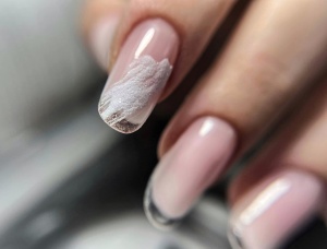 Rubber base Base coat color B nails Nude - Img 5