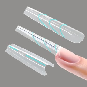 Set 240 Tipsuri Sandwich Dual Form Long Coffin - Img 5