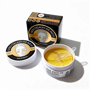 Set 60 Masti pentru Ochi, cu Aur, Colagen si Spirulina, Wokali, Eye Patch