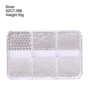 Set caviar diferite marimi set 6 Light Silver