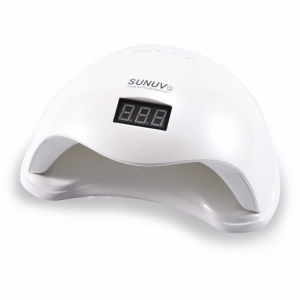 Set unghii false, Lampa LED, Model SUN 5, 48 W, Freza electrica profesionala, 20.000 rpm, si Set 30 capete de lucru universale - Img 2
