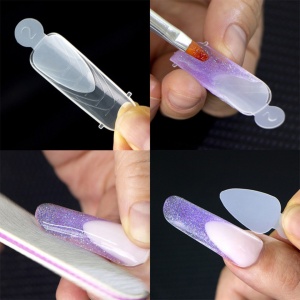 Soft Silicone French Pads pentru migdala