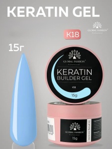 Gel pentru constructia unghiilor, Keratin Builder Gel, K18