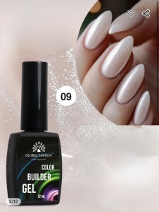Glitter builder Gel Global Fashion color 09 - TPO Free