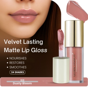 Luciu de buze mat și rezistent Velvet Lasting Matte, Global Fashion, GF38006 #112 - Img 3