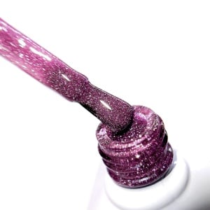 Oja semipermanenta Gloss gel B nails 065 - Purple multicolor reflexion