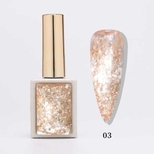 Oja Semipermanentă Golden Sand Gel polish 15 ml, 03