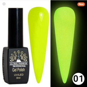 Oja semipermanenta Luminous 8 ml, 01
