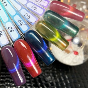 Oja Semipermanenta Vitraliu - Stained glass cat eyes , Global Fashion 8 ML, 01