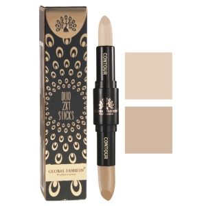 Stick duo 2în1 pentru față, corector + concealer, Global Fashion, GC01