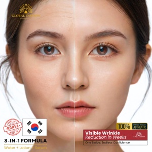 Toner facial 3 în 1, Global Fashion, ser pentru netezire, anti-îmbătrânire și reducerea ridurilor, 300 ml - Img 2