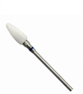 Cap de freza (Bit) conic, din ceramica, pentru gel, duritate medie, albastru TORCH M