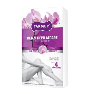 Farmec Benzi Depilatoare Corp Orhidee 14buc