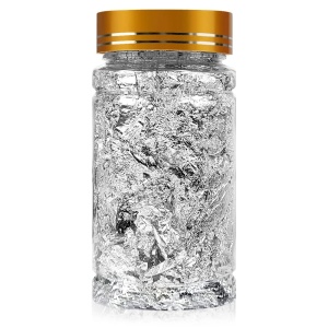 Foita decor Silver - borcan mare