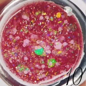 Gel color cu sclipici Luminous Glitter Gel 5 gr 10