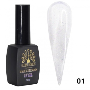 GEL CONSTRUCTIE UNGHII UV CU SCLIPICI MAGIC EXTENSION 12ML - transparent G01 - TPO Free