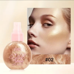 Iluminator spray pentru fata si corp Crystal Spray Ushas #2