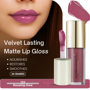 Luciu de buze mat și rezistent Velvet Lasting Matte, Global Fashion, GF38006 #122 - Img 3