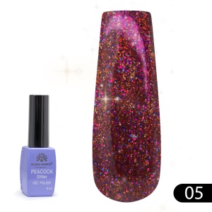 Oja Semipermanenta Peacock , Global Fashion 8 ML, 05