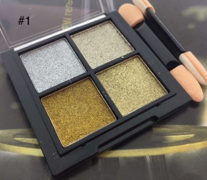 Paleta pigmenti pentru unghii Mirror 4 în 1, 001-1