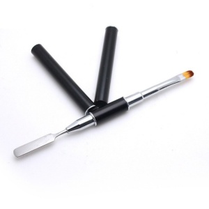 Pensula cu spatula pentru aplicarea polygelului