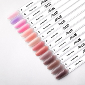 Rubber Base AlleLac Peach Bling HEMA/Di-HEMA Free Nr 7