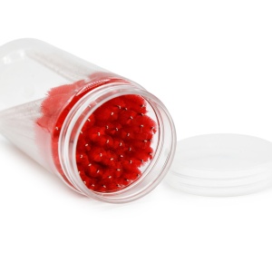 Set de 100 periuțe pentru extensii de gene, red