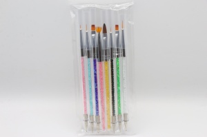 Set de pensule + punctator, 8 buc