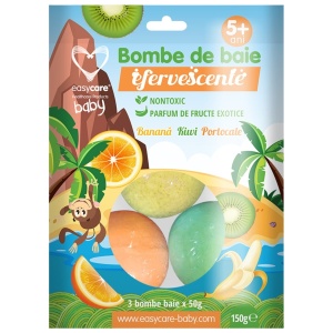 BOMBE DE BAIE EFERVESCENTE PENTRU COPII 3BUC/SET EASY00182