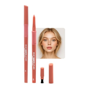 Creion-gel de buze, Global Fashion, velvet smooth lipliner, 03