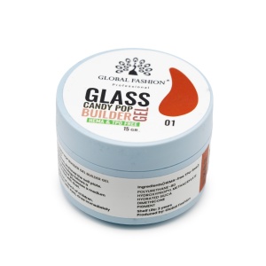 Gel pentru constructie 15 gr, Glass Candy Pop Builder Gel 01