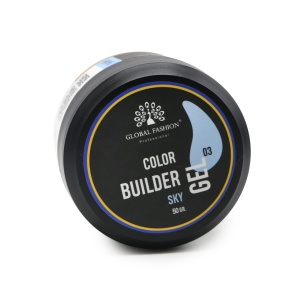 Gel pentru constructie 50 g, Color Builder Gel 03- Sky