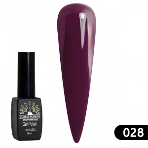 OJA SEMIPERMANENTA BLACK ELITE, GLOBAL FASHION 8 ML, 028