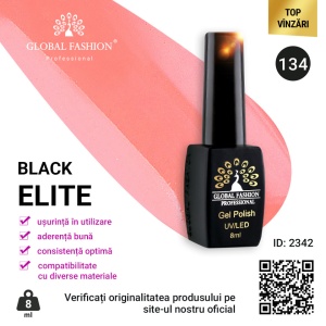 OJA SEMIPERMANENTA BLACK ELITE, GLOBAL FASHION 8 ML, 134
