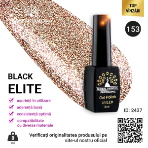 OJA SEMIPERMANENTA BLACK ELITE, GLOBAL FASHION 8 ML, 153