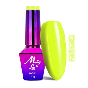Oja semipermanenta MollyLac Women in Paradise The Coconut palms Neon 10g Nr. 73  - Img 2