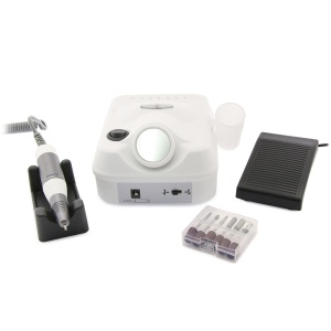 Pilă electrică manichiură și pedichiură Bee Nails, BN-335, 65w, 45000 rpm, alb