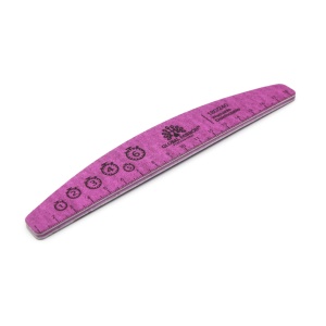 Pila pentru unghii refolosibila gradata semiluna PREMIUM 180/240, violet