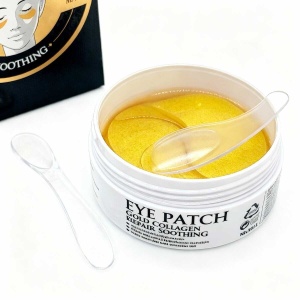 Set 60 Masti pentru Ochi, cu Aur, Colagen si Spirulina, Wokali, Eye Patch - Img 3