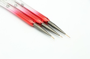 Set de pensule pentru design #7, #9, #11 mm red