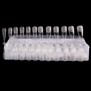 Tipsuri din gel pentru extensia unghiilor, 504 bucati, 12 marimi, forma stiletto - Img 2