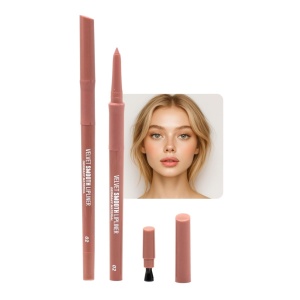 Creion-gel de buze, Global Fashion, velvet smooth lipliner, 02