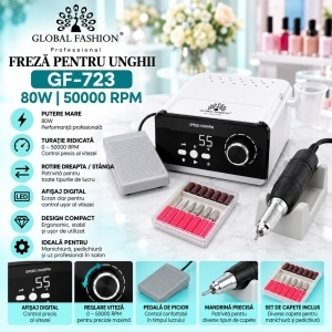 Freza electrica GF-723, 80w 50 000 rpm