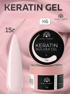 Gel pentru constructia unghiilor, Keratin Builder Gel, K6