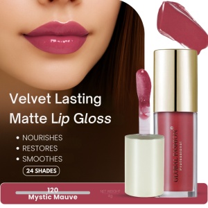 Luciu de buze mat și rezistent Velvet Lasting Matte, Global Fashion, GF38006 #120 - Img 3